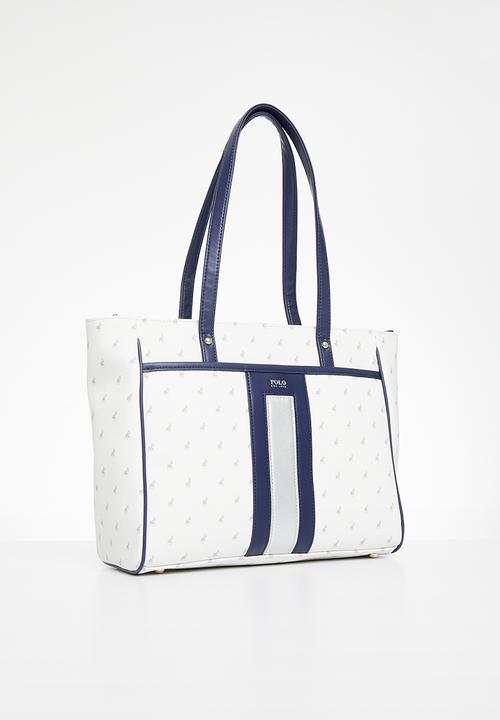 POLO - Tote bag - navy & white