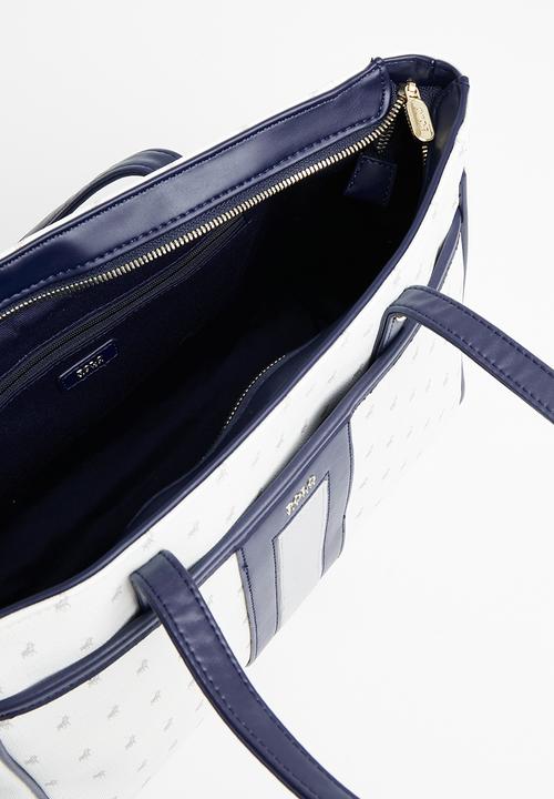 POLO - Tote bag - navy & white