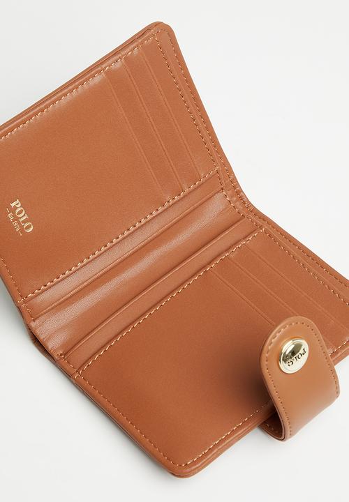 POLO - Tab purse - brown & black