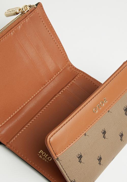 POLO - Compact purse - brown