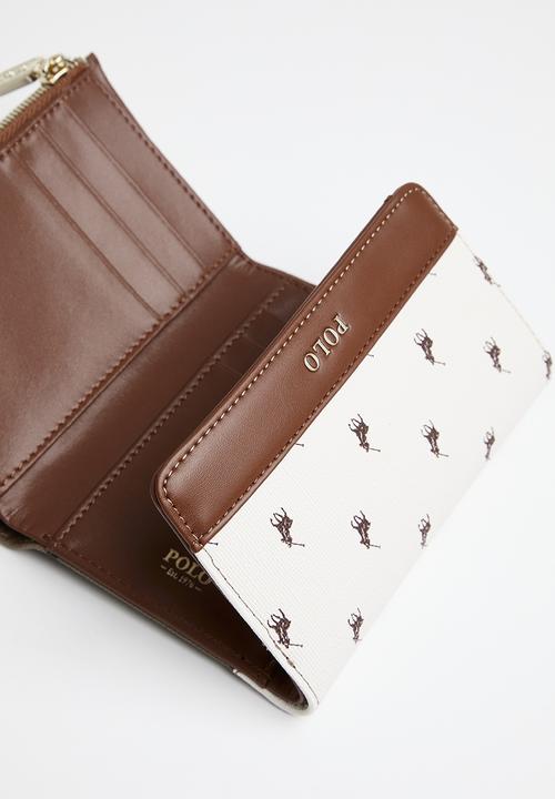 POLO - Compact purse - cream