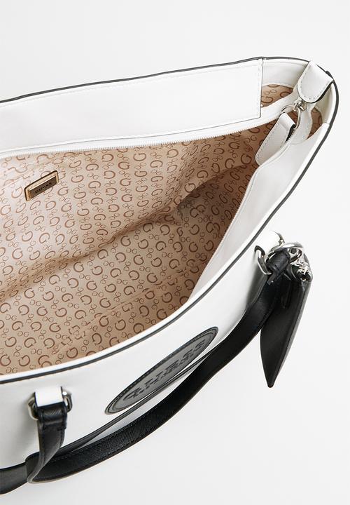 GUESS - Rothenberg carryall - white/black 
