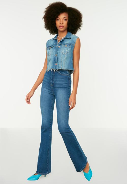 Trendyol - Bootcut jeans - blue