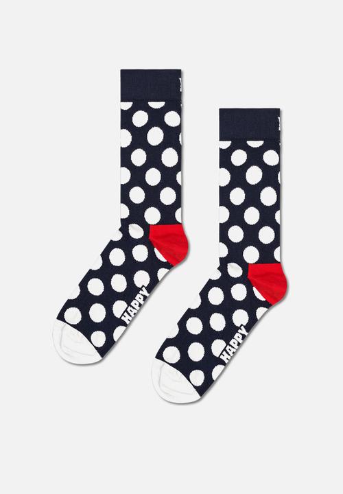 Happy Socks - Big dot sock - navy