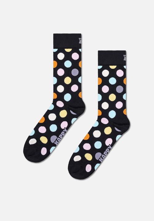 Happy Socks - Big dot socks - black