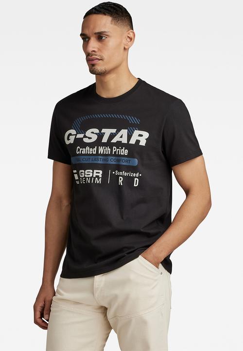 G-STAR - Old skool originals r t compact jersey o - dark black