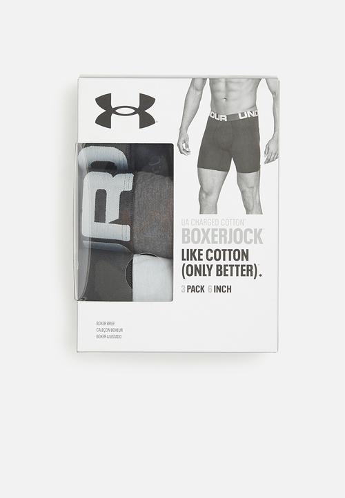 Under Armour - Charged cotton® 6" boxerjock® 3 pack - multi