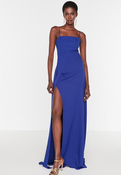 Trendyol - Evening prom dress - royal blue