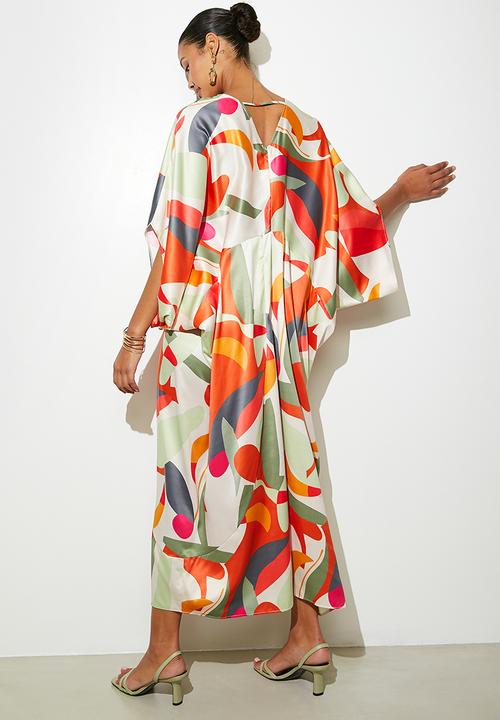 VELVET - Volume kaftan maxi - multi