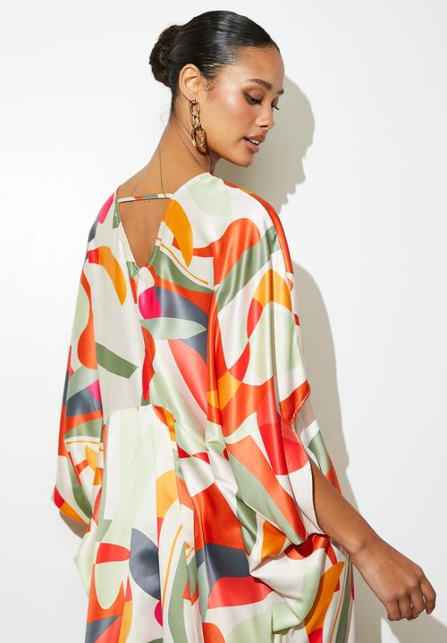 VELVET - Volume kaftan maxi - multi
