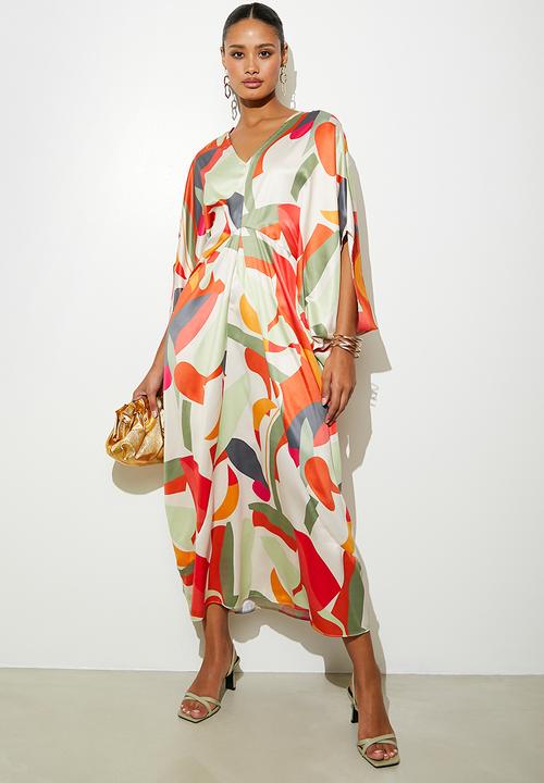VELVET - Volume kaftan maxi - multi