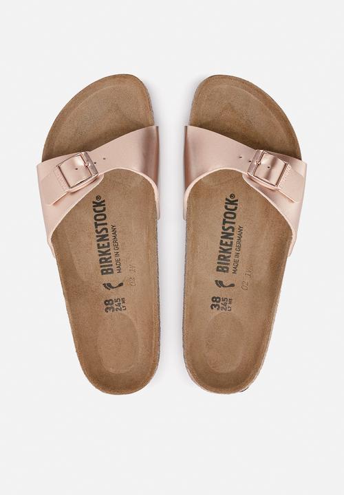 Birkenstock - Madrid metallic birko flor narrow - copper