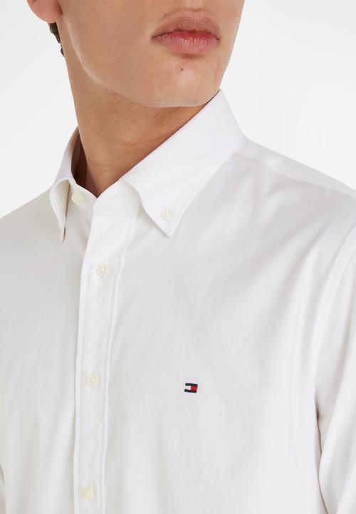 Tommy Hilfiger - Classic flex oxford rf shirt - white