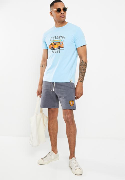 Holmes Bro's - Ethekwini tours tee - mid blue