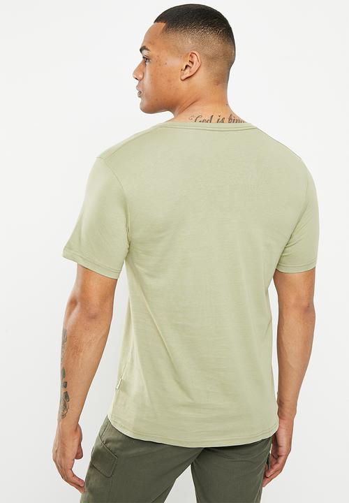 Wrangler - Kabel tee - wheat