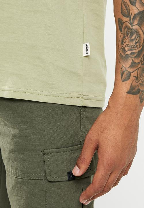 Wrangler - Kabel tee - wheat