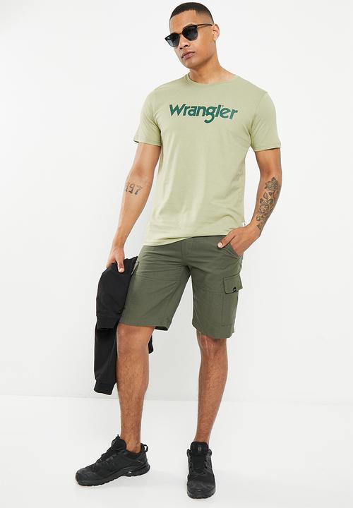 Wrangler - Kabel tee - wheat