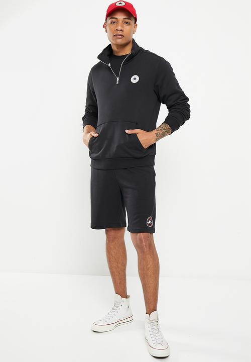 Converse - All star retro quarter zip - black