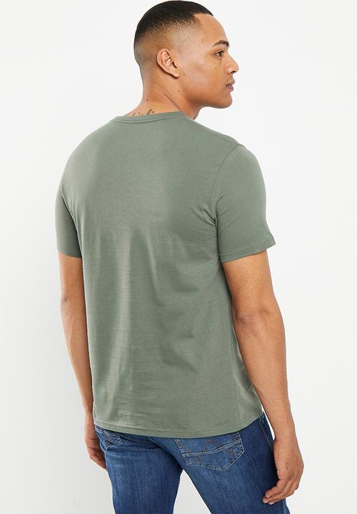 Wrangler - Small kabel tee - forest