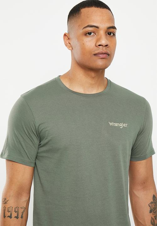 Wrangler - Small kabel tee - forest