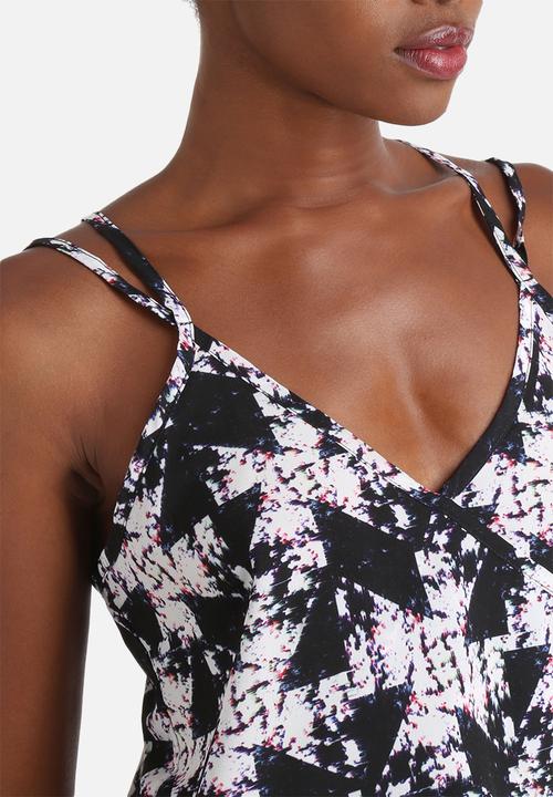 Neon Rose - Geo Rainbow Print Cami
