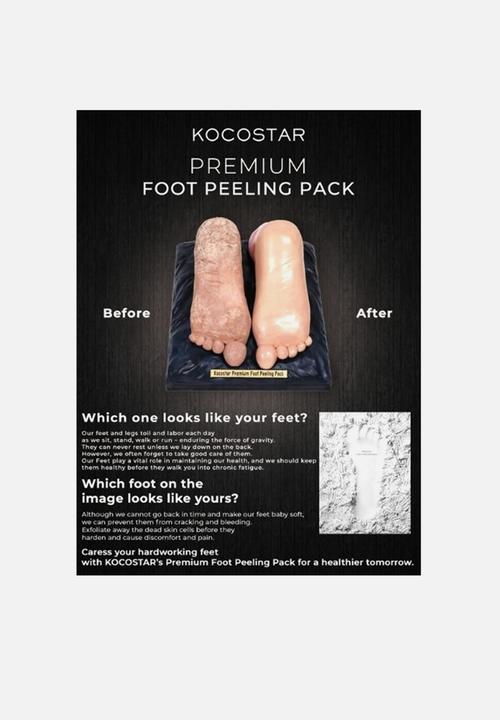 KOCOSTAR - Premium Foot Peeling Pack (Medium)