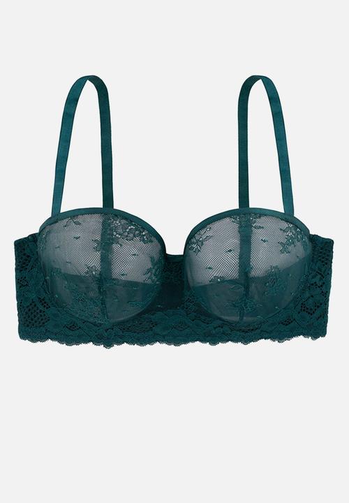 DORINA - Leal non padded wired bra - green