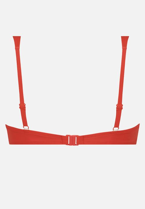Hunkemoller - Sardinia bikini top - cherry red