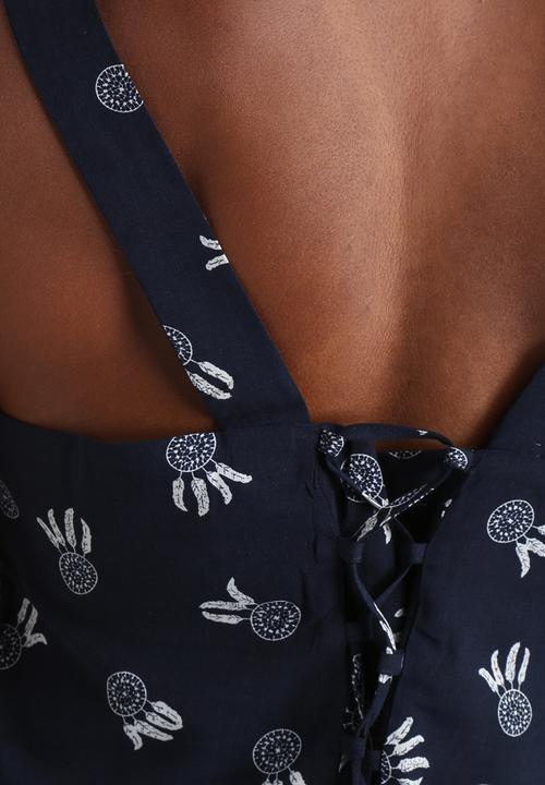 Neon Rose - Dream Catcher Crop Tie Detail