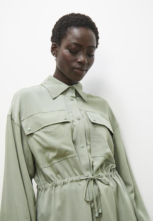 edit - Soft utility jacket - sage