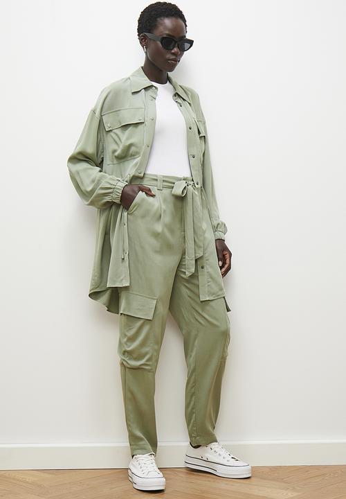edit - Soft utility jacket - sage
