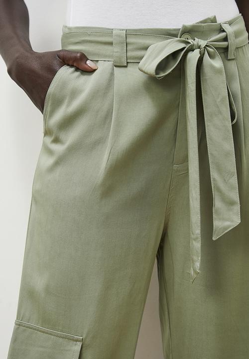 edit - Hi rise classic cargo - sage