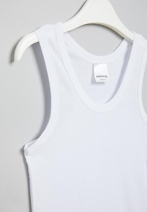 Pop Candy - Boys vest - white