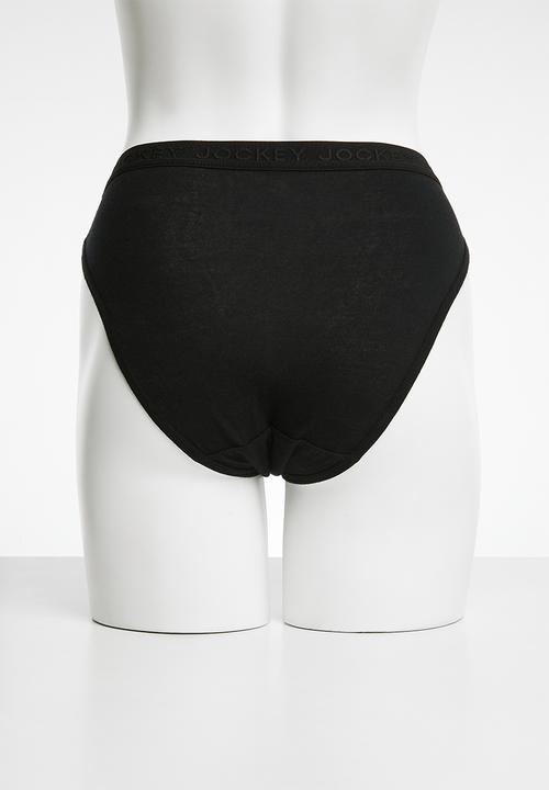 Jockey - 5 pack plain tonal french - multi