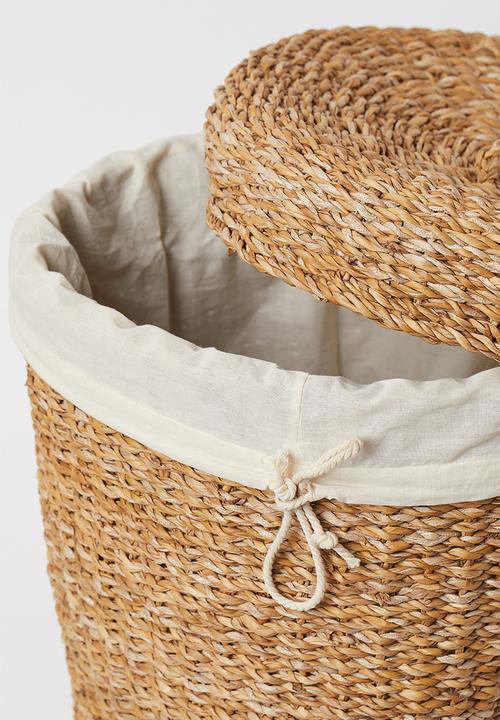 H&M - Seagrass laundry basket - beige