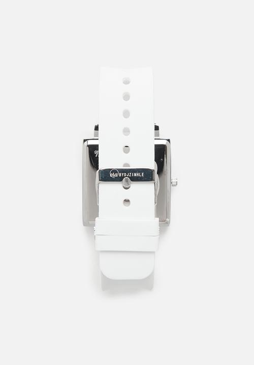 ERA by DJ Zinhle - White afro watch-white & black