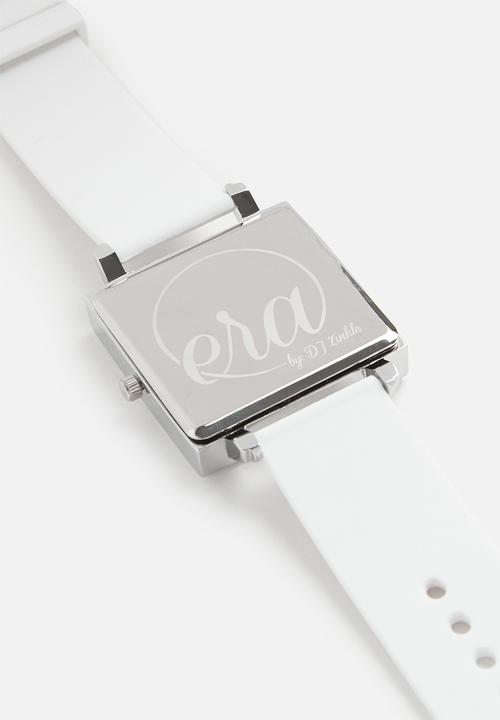 ERA by DJ Zinhle - White afro watch-white & black