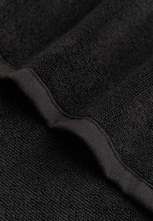 H&M - Cotton terry bath sheet - black