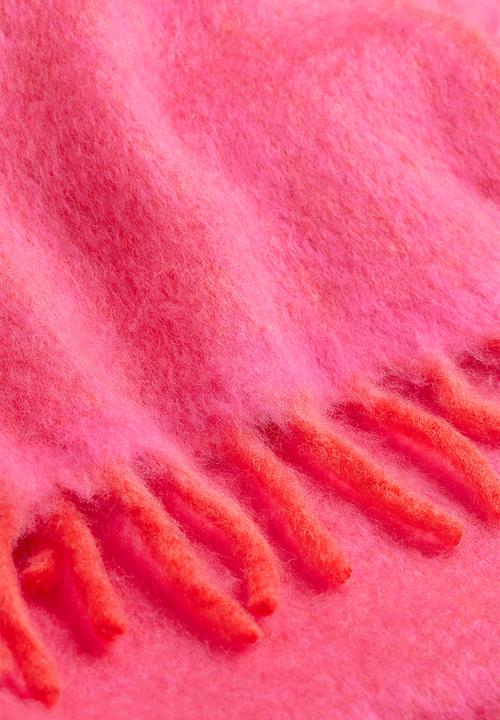 H&M - Wool-blend blanket - cerise
