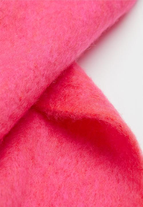 H&M - Wool-blend blanket - cerise