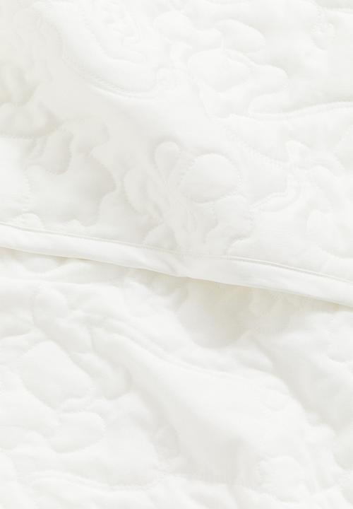 H&M - Quilted bedspread - white