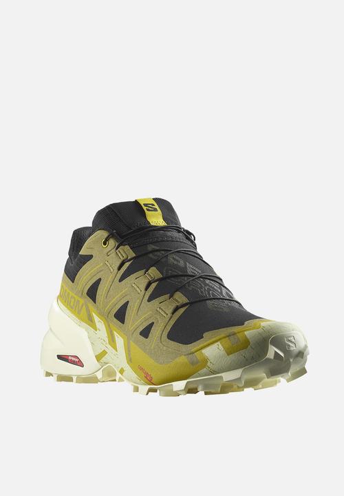 Salomon - Speedcross 6 - black / cress green / transparent yellow