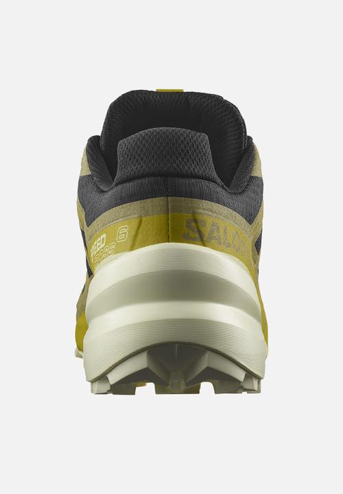 Salomon - Speedcross 6 - black / cress green / transparent yellow