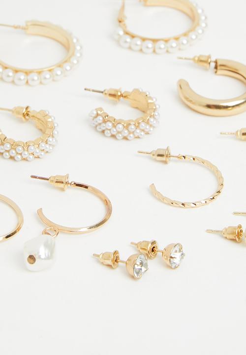 Superbalist - Tatum earring pack - gold
