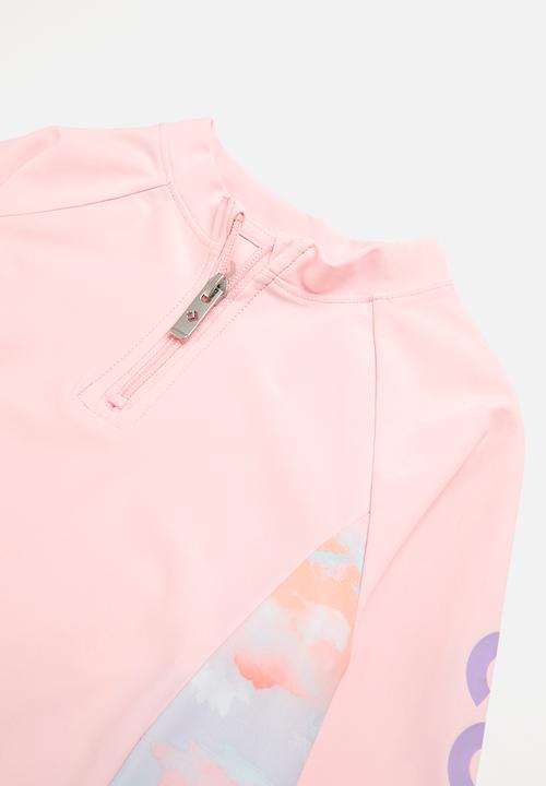 Converse - 2 pack rash guard - sunrise pink