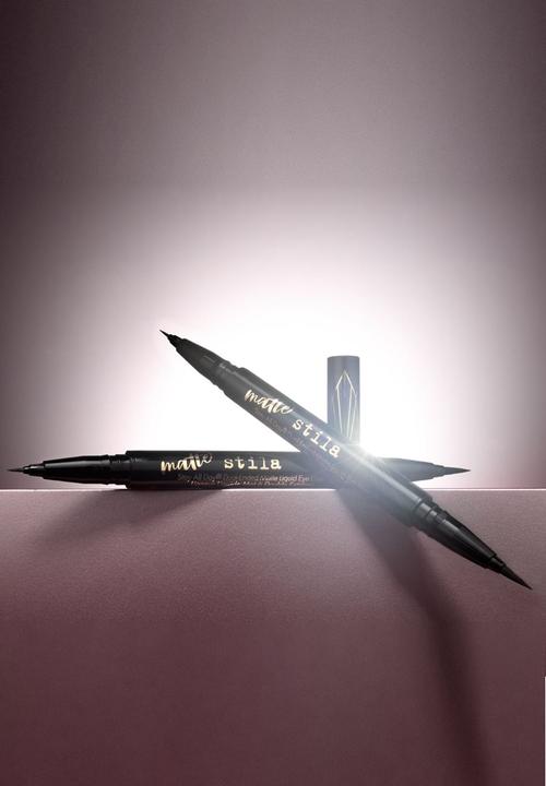 Stila - Stay All Day® DUAL-ENDED Liquid Eye Liner - MATTE Intense Black