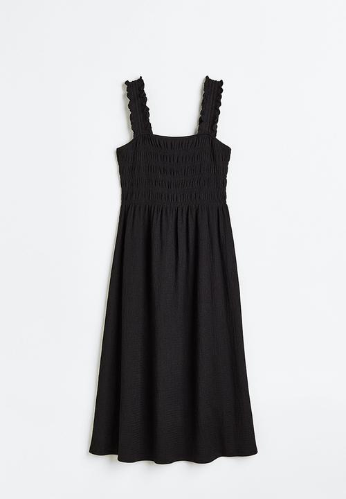 H&M - Smocked dress - black