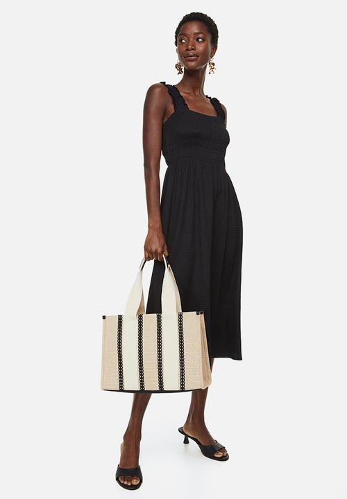 H&M - Smocked dress - black