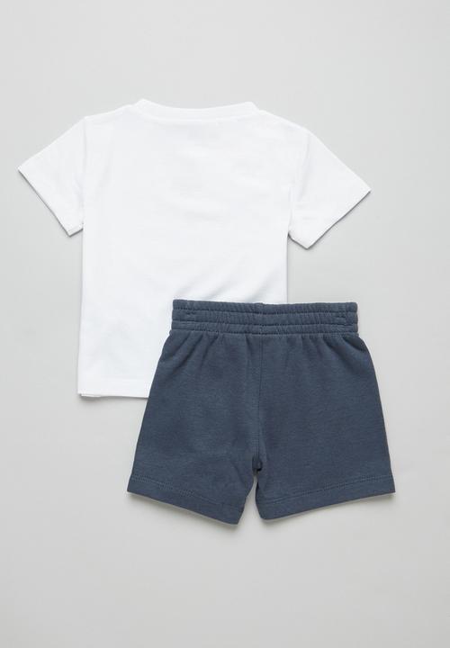 Converse - Core short sleeve tee & ft set - converse navy