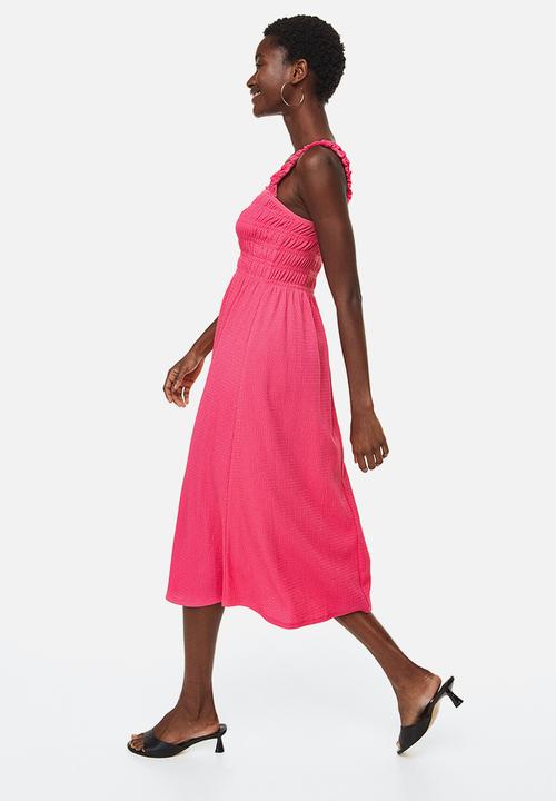 H&M - Smocked dress - pink